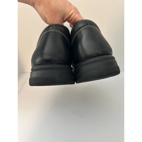 JOHNSTON & MURPHY Shuler Bicycle Toe Oxford Shoes Black Leather Men's Size 11 - Picture 6 of 8